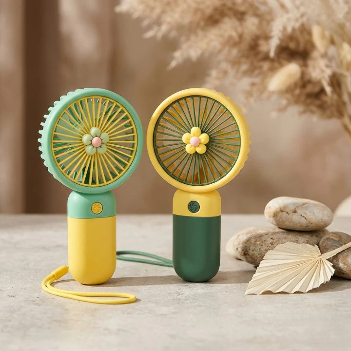 Portable Mini Rechargeable Fan – Cool Air Anywhere