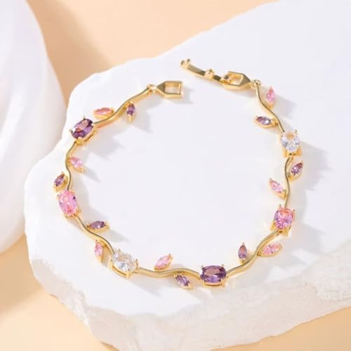 Trendy Viral Tulip Bracelet | Multi Color Cute Floral Bracelet | Stylish Gift for Girls