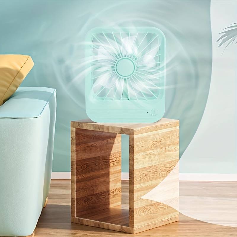 Quiet Hanging Desk Fan – Mini USB Rechargeable Portable Cooling Fan
