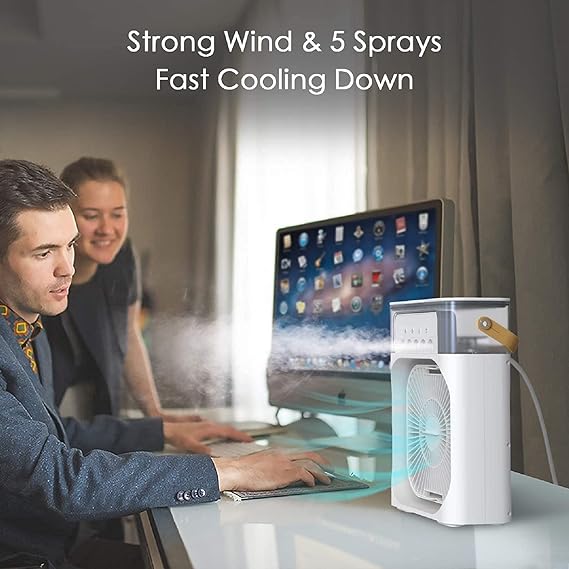 Mini Air Conditioner Fan – Portable Cooling & Rechargeable Air Cooler