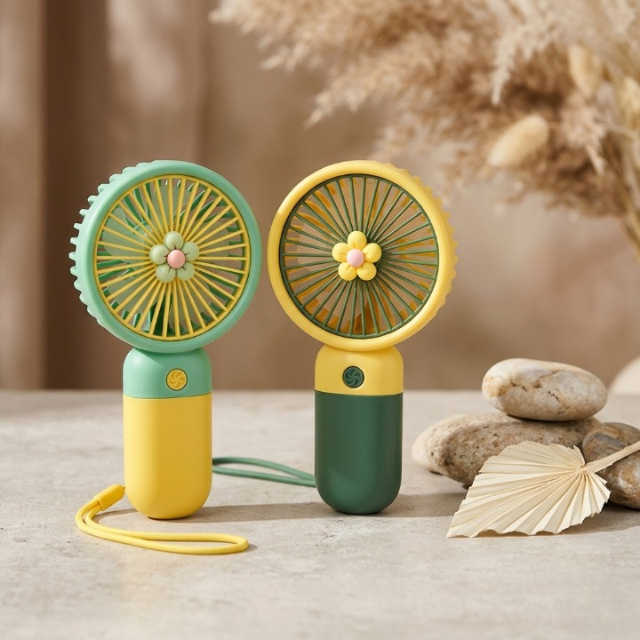 Portable Mini Rechargeable Fan – Cool Air Anywhere