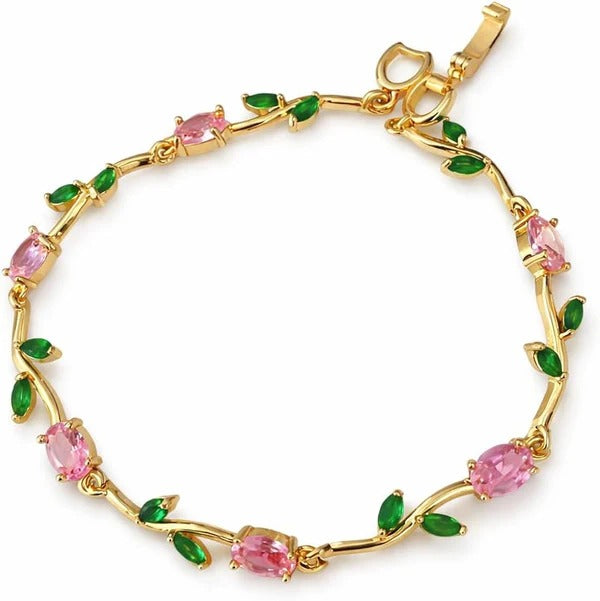 Trendy Viral Tulip Bracelet | Multi Color Cute Floral Bracelet | Stylish Gift for Girls