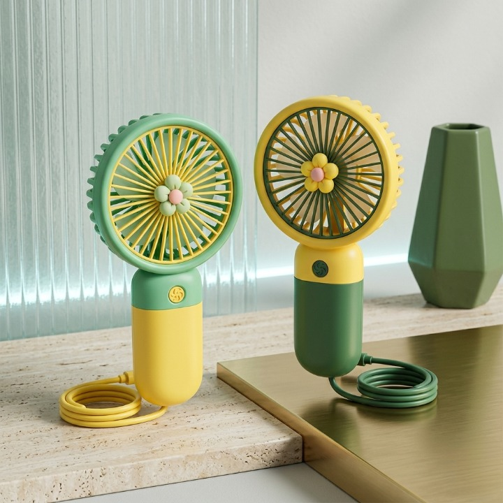 Portable Mini Rechargeable Fan – Cool Air Anywhere